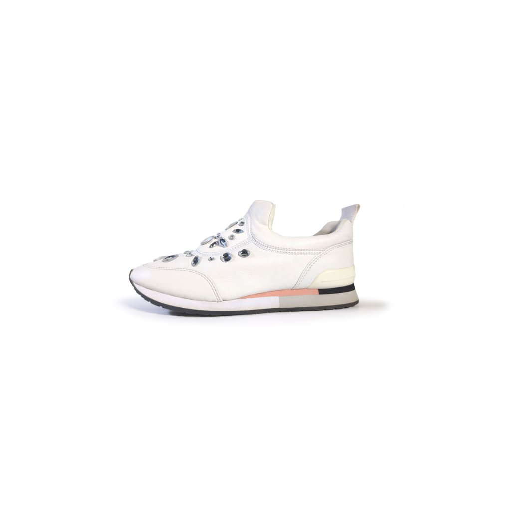 Tory Burch Shoes Sneakers White Leather Laney Slip On Sneakers Size 8